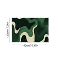thumbnail image 3 of Yhsdtq,In Stock,Outdoor Rugs, Easy Care Washable, Non-Slip Design, Modern Decor, Patio Mat, Garden Floor Covering, Wearable Mats, Synthetic Fiber, for RV, Camping, Patios | Flock, Army Green, 3 of 7