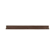 GroundSmart Brickface Landscape Edging, 4' Brown Rubber Garden Edging Border, 48 pack