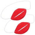 thumbnail image 5 of KAKOWELY Accessoires de cosplay Lèvres Amusants 2 Pcs Accessoires de Cabine Photo Lèvres Amusants pour cosplay Fête Bouche de Saucisse Décor pour Halloween Mascarade Fournitures de Fête Accessoires Photo Lèvres Rouges pour Décorations de Fête, 5 of 5