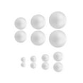 thumbnail image 2 of White Foam Balls,Foam Ball Polystyrene Balls Art Crafts Projects,DIY Round Foam Polystyrene Ball Decor,Polystyrene White Foam Sphere Handmade Balls Gift,Arts Decoration Balls Crafts, 2 of 8