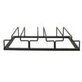 thumbnail image 1 of 3 Rows Wine Glass Rack Under Cabinet, Iron Art Upside Down Wine Glass Holder European Style Hanging Stemware Holder, 1 of 8