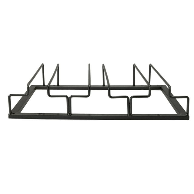 3 Rows Wine Glass Rack Under Cabinet, Iron Art Upside Down Wine Glass Holder European Style Hanging Stemware Holder