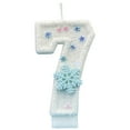 thumbnail image 2 of YIMWNYI Digital Snowflake Candle, Birthday Cake Decoration, Wax Candles for Themed Parties, Sparkling Candle for Cupcakes, Elegant Celebration Supplies, 2 of 6