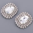 thumbnail image 4 of tredstone Rhinestone Shoe Clips Wedding Buckle DIY Bride Shoe Decorative Charms White, 4 of 9