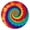Colorful Rainbow Tie, variant on Colorful Tie Dye Mandala Pattern Round Fitted Tablecloth with Elastic Edge,Dining Table Cover Waterproof,Outdoor Round Tablecloth for Camping,Dining,Indoor and Outdoor