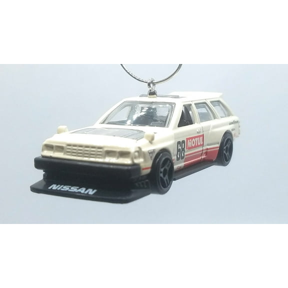 Christmas Ornament for Nissan Maxima Drift Car White/Red Decals