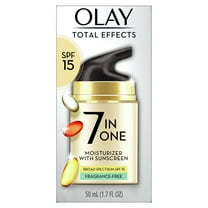 Olay Total Effects 7-In-1 Anti-Aging Face Moisturizer With Spf 15, Fragrance-Free 1.7 Oz