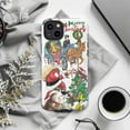 thumbnail image 6 of Vintage Curious Monkey Christmas Collage Phone Case, Santa Claus and Holiday Carriage iPhone Cover, Festive Holiday Protective Case for iPhone 16 15 14 13 12 11 Pro Plus Mini, 6 of 6