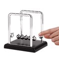 thumbnail image 5 of Halloween Newton Cradle Balance Steel Balls Physics Science Pendulum Desk Toy Halloween Christmas Decorations (Black S), 5 of 8