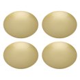 thumbnail image 3 of Metal Candle Plate, 4Pcs Gold Candle Holder Widely Used High Stability  For Bedroom, 3 of 8