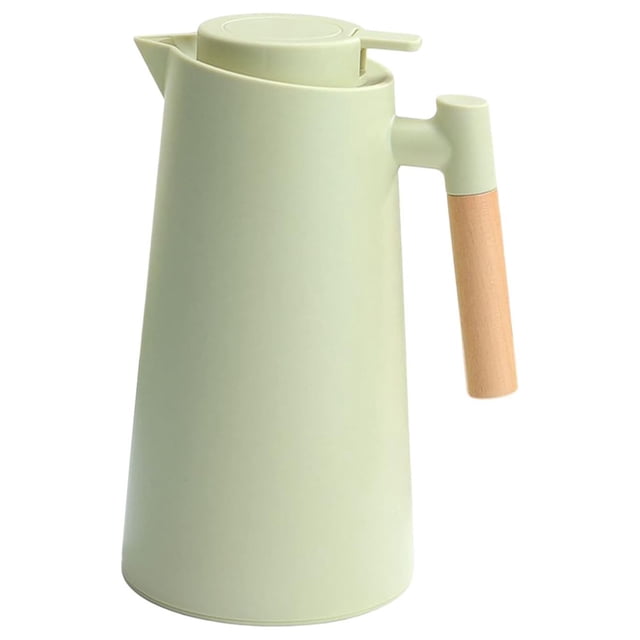 Frasco de vacío de 1L, termo de vidrio, tetera de café al vacío de doble pared, termo para café, té, agua, bebida