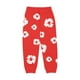 thumbnail image 3 of Pantalones deportivos holgados con cintura alta y cordón con estampado causal para mujer con bolsillos, 3 of 5