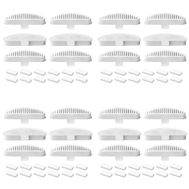 24 Piezas Filtros de Fuente de Agua para Gatos para Fuente de Agua 67oz/2L Filtro de Repuesto para Fuente de Agua para Gatos