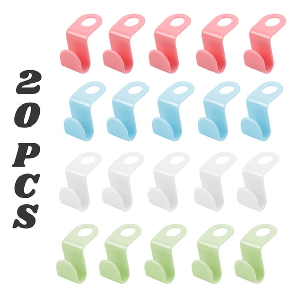 Hanger Connector Hooks for Clothes Storage，Hangers Accessory Heavy Duty Space Saving for Closet，Space Saving Organizer，Space Saver Hangers
