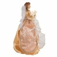 thumbnail image 2 of Kurt S. Adler  14 in. 10-Light Lighted Gold & Copper Angel Tree Topper with UL Certified, 2 of 7