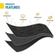 thumbnail image 3 of Contenedor Cubierta de aluminio negro Cubierta de bolso para el sol Cubierta de aluminio Cubierta protectora solar para 1000L Barril de lluvia para exteriores de 275 galones Negro, 3 of 5