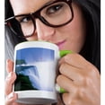thumbnail image 2 of 3drose, New York, Niagara Falls. American Waterfalls - Us33 Mgi0097 - Mark Gibson, 15oz Two-tone Green Mug, 2 of 6