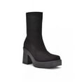thumbnail image 2 of Nine West Womens Gerri 2 Faux Suede Square Toe Mid-Calf Boots, 2 of 6