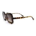 thumbnail image 4 of Runway Razor Blade Shape Plastic Narrow Rectangle Sunglasses Tortoise Brown, 4 of 4