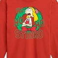 thumbnail image 3 of Hey Arnold! - Ho Ho Ho Stinko - Toddler And Youth Long Sleeve Graphic T-Shirt, 3 of 5