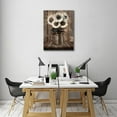thumbnail image 3 of Rustic Sunflowers Canvas Wall Art Farmhouse Flowers Pictures for Bedroom Bathroom Wall Decor Vintage Sunflower Canvas Painting Old Retro Floral Canvas Prints for Home Office Wall Decoration 12" x 16", 3 of 6