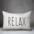 thumbnail image 2 of Creative Products Relax White and Black 14x20 Indoor / Outdoor Pillow, 2 of 2