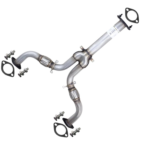 Northeastern Exhaust Front Flex Y-Pipe Fits 2003-2007 Infiniti G35 3.5L - Direct Fit | Stainless Steel