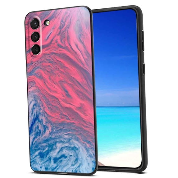 Blue-Marble-91 Phone Case, Degined for Samsung Galaxy S22 Case Men Women, Flexible Silicone Shockproof Case for Samsung Galaxy S22