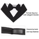 thumbnail image 3 of Bandana formal para perro, boda, perro, boda, con pajarita, disfraz de cumpleaños para perro, traje formal ajustable para perro mediano (L, negro), 3 of 5