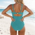 thumbnail image 6 of HUAXUN Women Swimsuits Cutout High Waisted Bathing Suit Tankini Swimsuits Mesh Sheer Sarong Wraps Bathing Suit Vintage Swimsuit for Women, 6 of 6