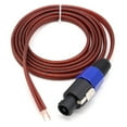 2X Speakon Speaker Cable Bare Wire Open End Cable,Speakon to Speaker