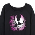 thumbnail image 3 of Marvel Venom - Valentine You Make Me Smile - Women's French Terry Pullover Sweatshirt, 3 of 5