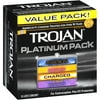 TROJAN Platinum Pack Assorted Lubricated Latex Condoms, 26 Count