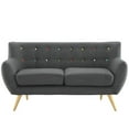 thumbnail image 4 of Modway Remark Upholstered Fabric Loveseat in Gray, 4 of 4