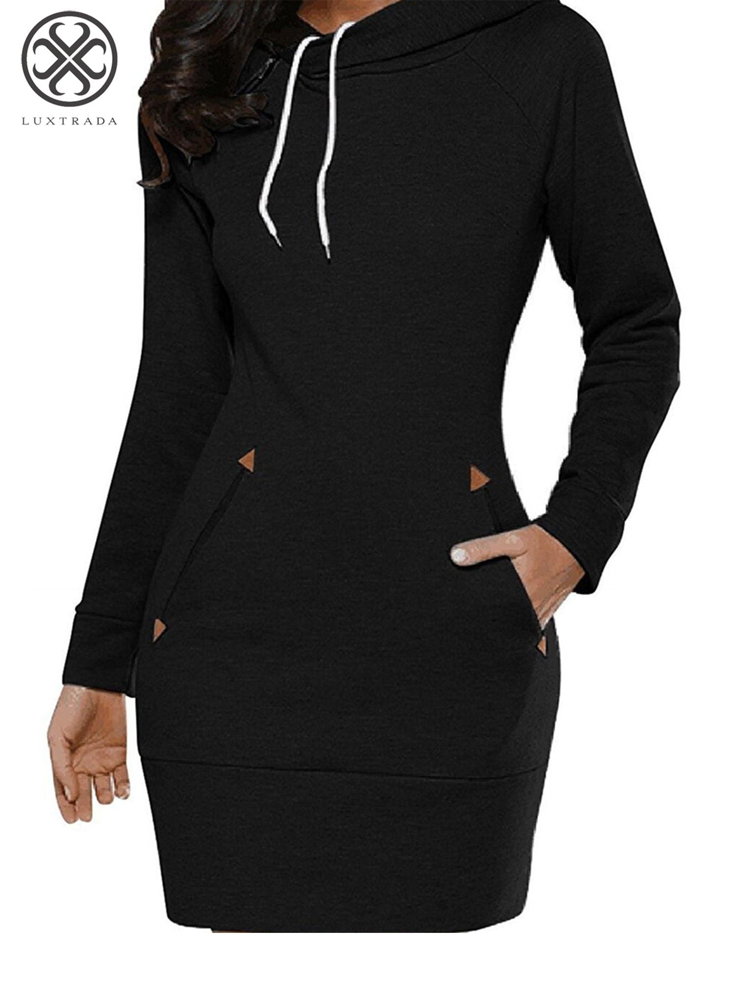 sweatshirt dress with zipper
