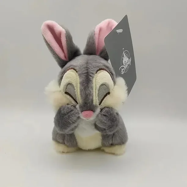 Juguete de peluche de dibujos animados de Tokyo Disney Bambi Kawaii Thumper Bunny Rabbit, figura de acción de Anime, juguete colgante para niños, niña de Navidad