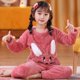 thumbnail image 1 of Pijamas de franela para niños pequeños, ropa de dormir cálida para bebés, conjunto de ropa para niños, traje de Casa de felpa para niños, otoño e invierno, nuevo, 1 of 4