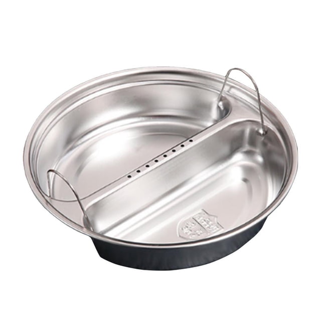 Bandeja vaporera dividida para alimentos, contenedor de alimentos multifuncional seccional, reutilizable y profundo. Pequeño
