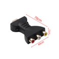 thumbnail image 5 of AV Digital Signal HDMI-compatible To 3 RCA Audio Ad Ter Component Converter Video For PC Projector Tablet Computers, 5 of 5