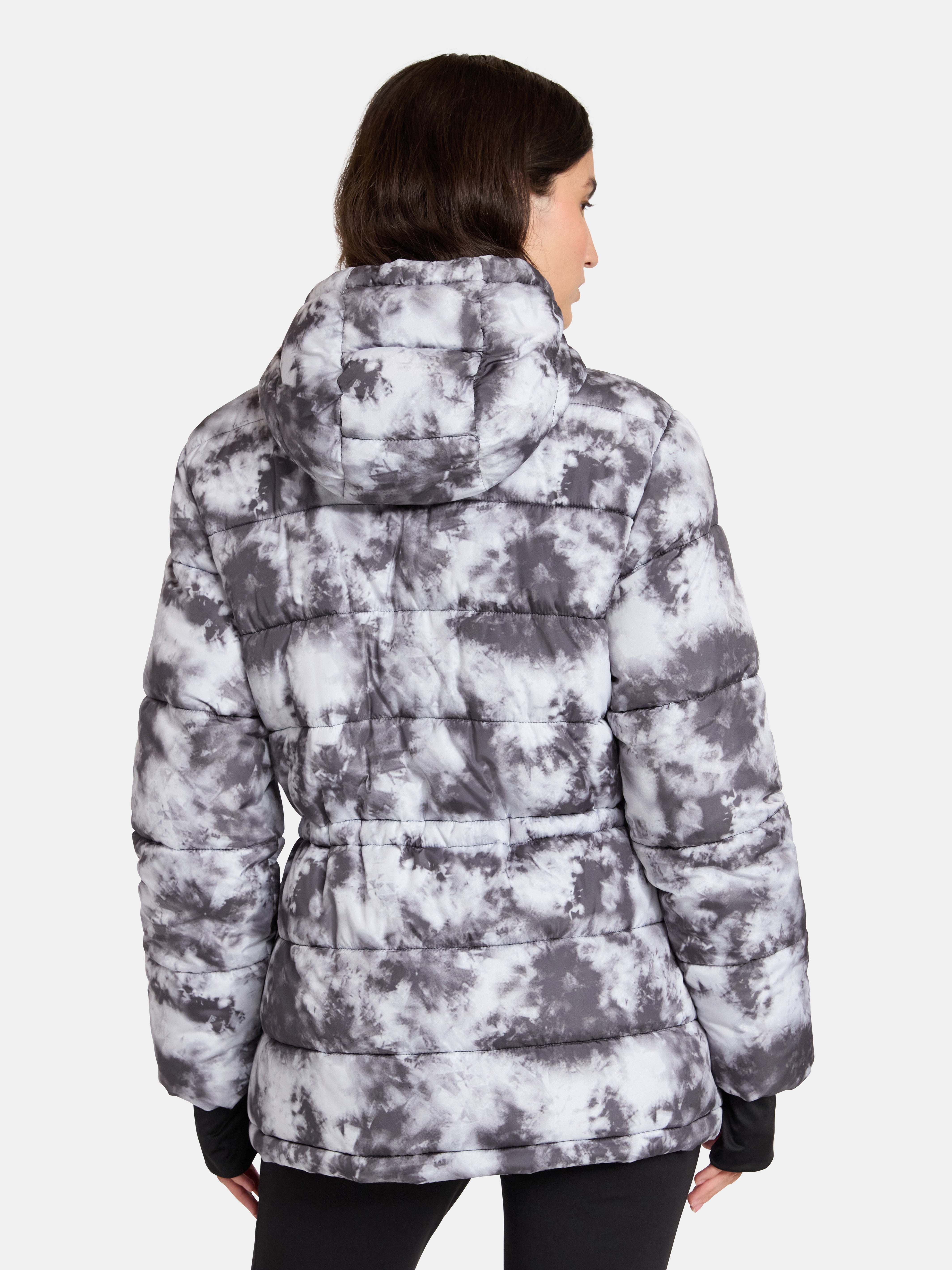 Ozark Trail Women's and Women's Plus Mid Length Puffer Coat, Sizes XS-2X