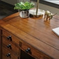 thumbnail image 2 of Homestyles Tahoe Brown Wood Pedestal Desk, 2 of 8