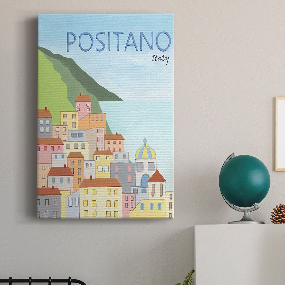 Living by the Sea I Premium Gallery Wrapped Canvas - Ready to Hang