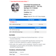 thumbnail image 2 of Front Brake Pad and Rotor Kit - Compatible with 2017 - 2021 Kia Sportage 2.0L 4-Cylinder 2018 2019 2020, 2 of 2