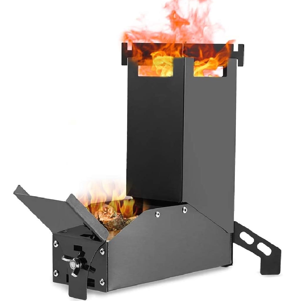 Rocket Stove Backpacking Camp Tent Stove for Picnic BBQ Camp Hiking CampingStove