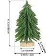 thumbnail image 3 of Up to 65 off!Yyuenw Tabletop Christmas Tree, 11.42 Inch Mini Artificial Christmas Tree with Wooden Base, Christmas Decor Christmas Party Home Table Craft Christmas Decorations, 3 of 5