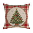 thumbnail image 2 of Dalxymotic Christmas Cushion Cover, Xmas Soft Throw Pillow Case, Christmas Decorations Indoor Outdoor, Winter Decor Indoor, Holiday Home Decoration for Sofa, Bed, Couch, Chair, 2 of 6