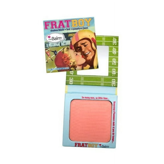 theBalm Frat Boy Blush Matte, Peachy Apricot, 0.3 Oz