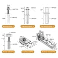 thumbnail image 3 of Clupup 2-Pack Bifold Door Hardware Repair Kit: Smooth for Durable & Easy Installation!, 3 of 9