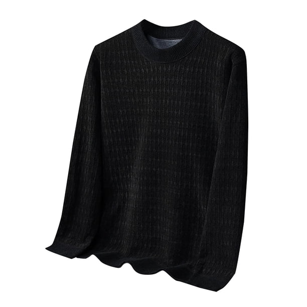 pstuiky Camisas de invierno de manga larga para hombre, Pijama deportivo para hombre, para estar en casa, color liso, camiseta deportiva Tops casuales para hombres xxl