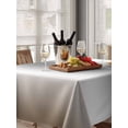 thumbnail image 6 of Brown Grey Table Cloth, Gray Farmhouse Modern Rustic Waterproof Tablecloth for Rectangle Tables, Reusable Washable Fabric Table Cover for Restaurant Kitchen Dining Tables 60"x84", 6 of 6